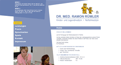 Desktop Screenshot of dr-ruemler.de