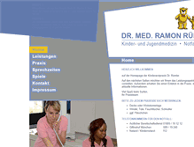 Tablet Screenshot of dr-ruemler.de